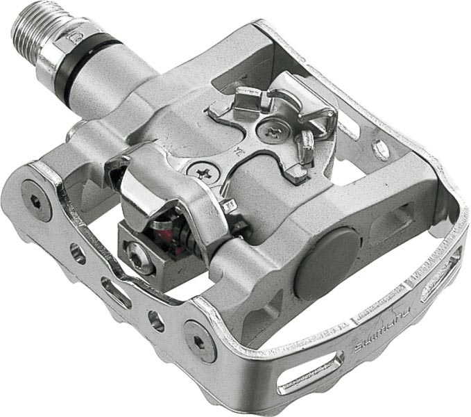 Welche Fahrradpedale gibt es? E PDM324 MTB Trekking Klickpedal Kombination Y 41B98010 SPD SM SH56 silber - Welche Fahrradpedale gibt es?
