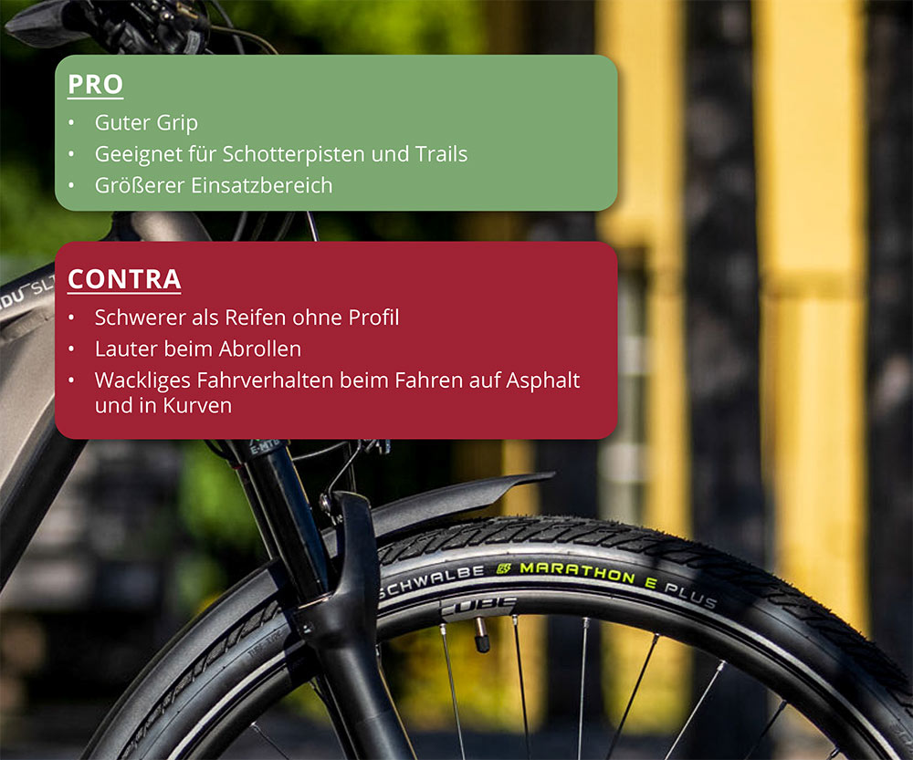 Welcher Reifentyp für mein Trekkingbike? Trekkingbikeberatung mit Reifenprofil - Welcher Reifentyp für mein Trekkingbike?