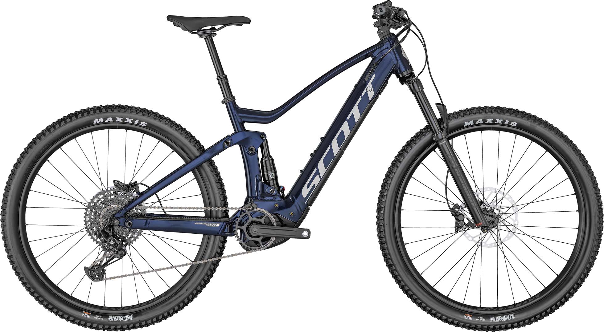 Scott Strike eRIDE 940 gloss stellar blue / focus grey 2022 - E-Bike Fully Mountainbike