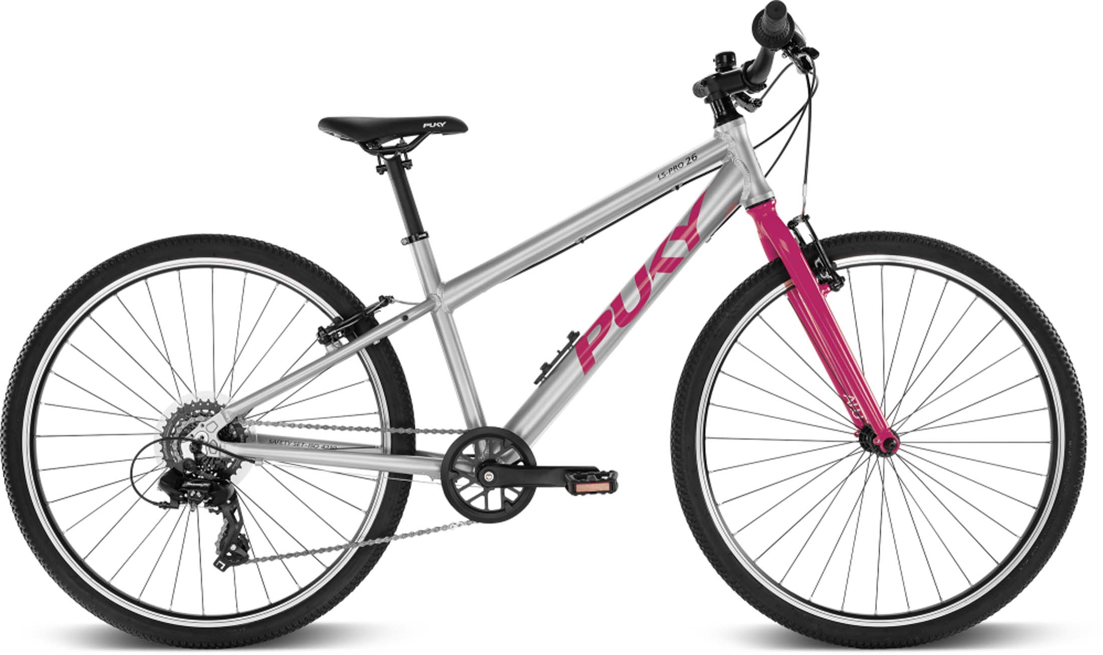 Puky LS-PRO 26-8 silver/berry - Lackschaden