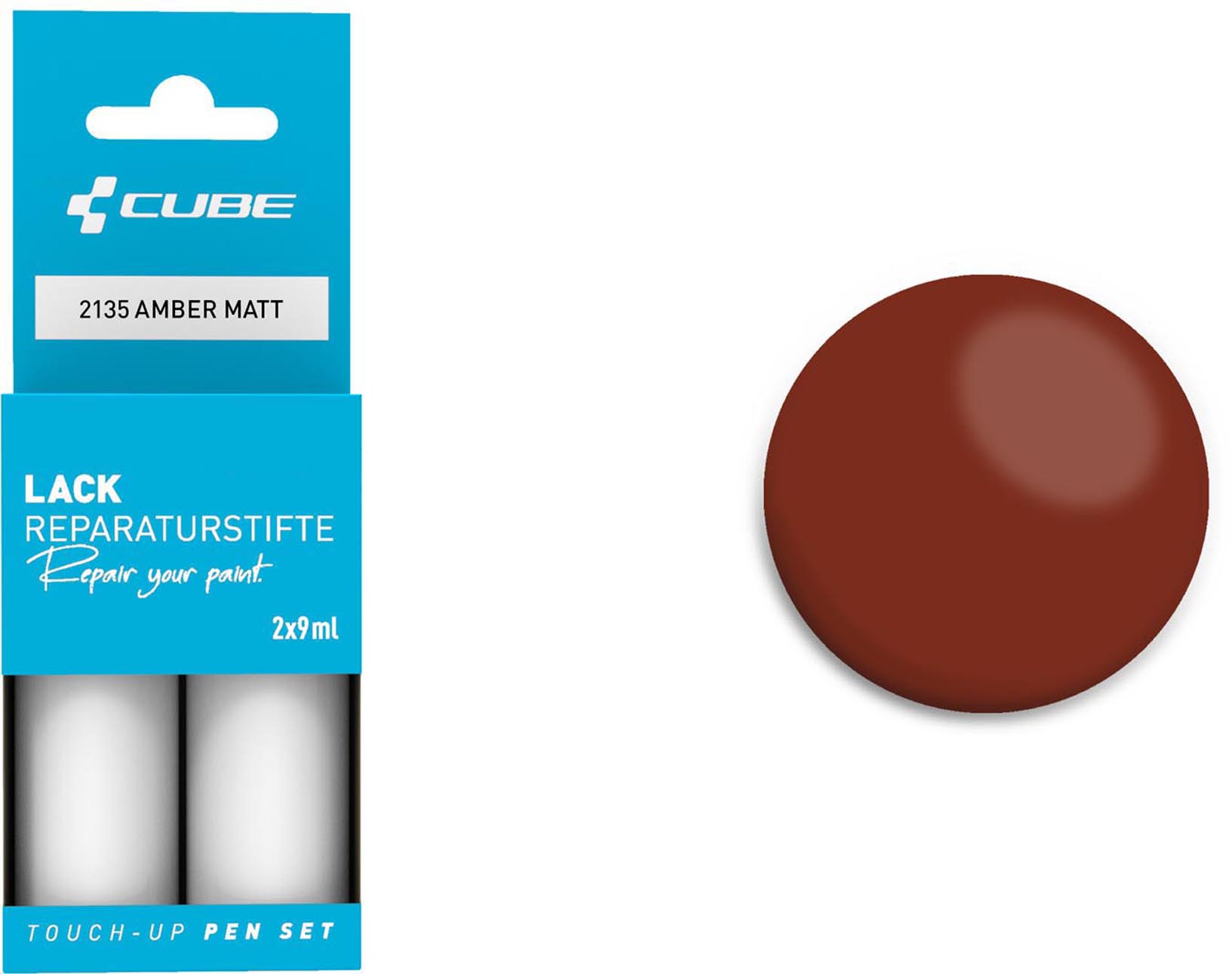 Cube Lackstift Set AMBER matt 2135