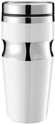 XD Design Thermosbecher Contour, Edelstahl , weiss - 350 ml